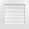 Ekena Millwork Vertical Surface Mount PVC Gable Vent: Functional, w/ 3-1/2"W x 1"P Standard Frame, 24"W x 24"H GVPVE24X2401SF - alternate 1